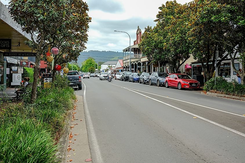 The scenic downtown of Berry, New South Wales, Australia