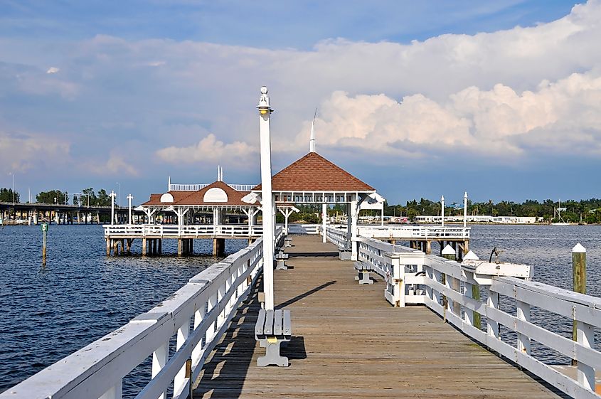 Bradenton Beach, Florida: Historic Pier on Anna Maria Island.