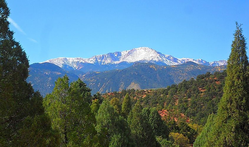 Pikes Peak in Colorado, 