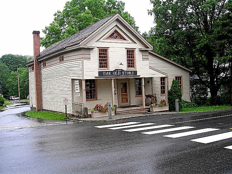 The Old Store in Sherman, Connecticut; part of the Sherman Historic District.