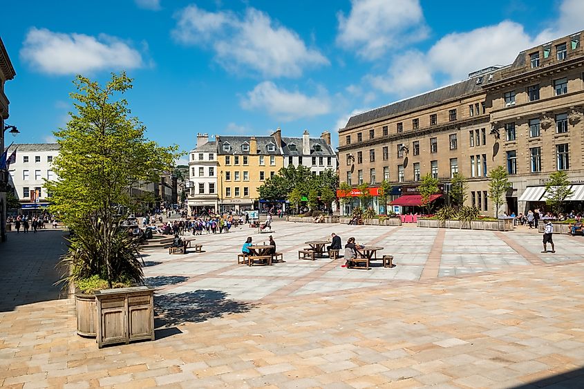 The City Square, Dundee, Scotland.