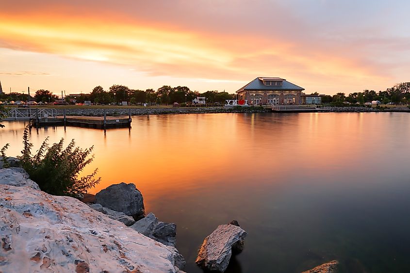 Seneca Lake in Geneva, New York.