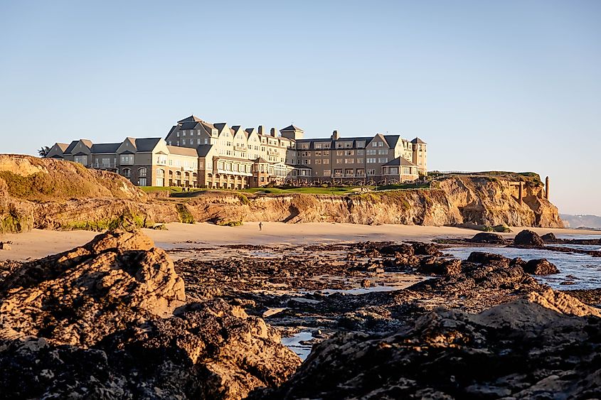 A luxurious resort in Half Moon Bay, California