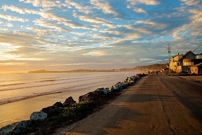 California. Half Moon Bay. Pacific coast.