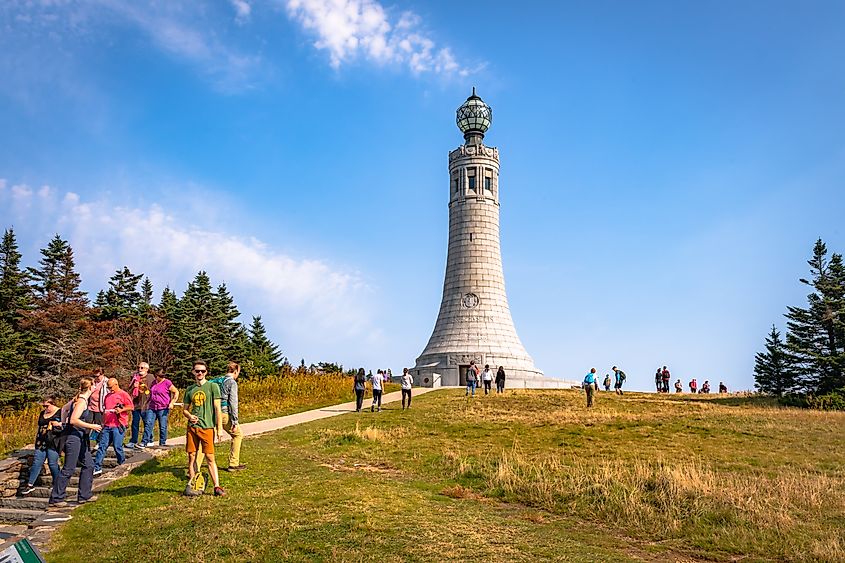 Mount Greylock in Adams, Massachusetts.