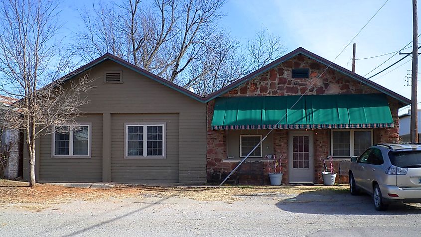 The former Meeker Town Hall is listed on the National Register of Historic Places.