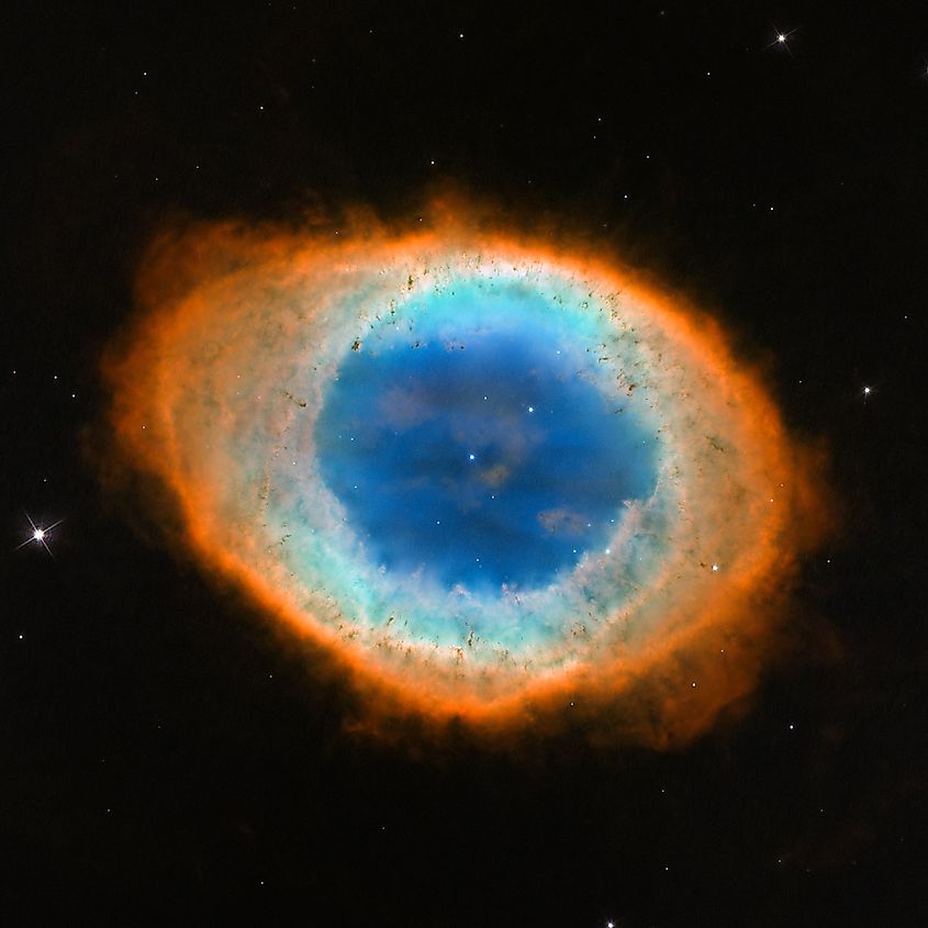 The Ring Nebula is a planetary nebula that likely formed from a sun-like star, NASA