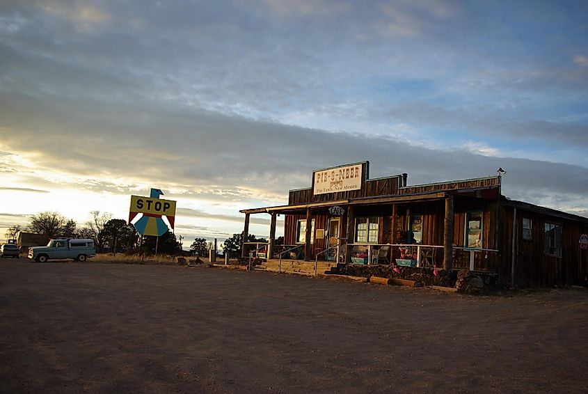 Pie-O-Neer cafe in Pie Town, New Mexico.