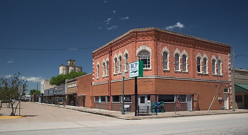 Downtown Clifton, Texas.
