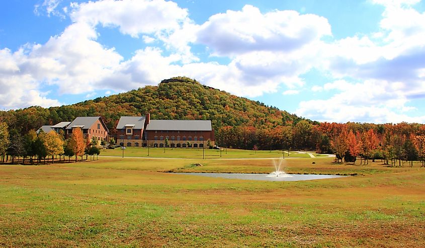 Fall Foliage on the Beautiful Arkansas State University-Heber Springs Campus