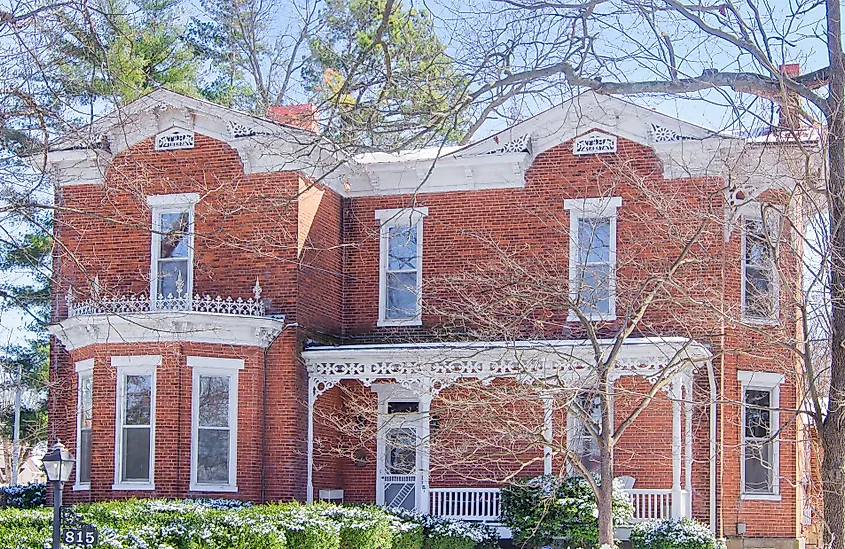 The Thomas Leroy Bransford House in Union City, Tennessee. 