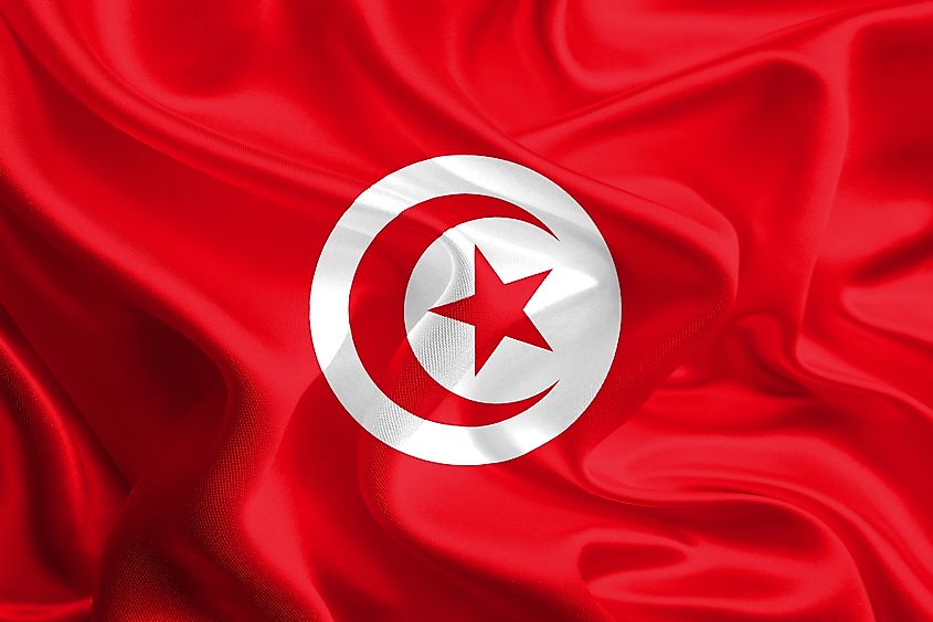 National flag of Tunisia