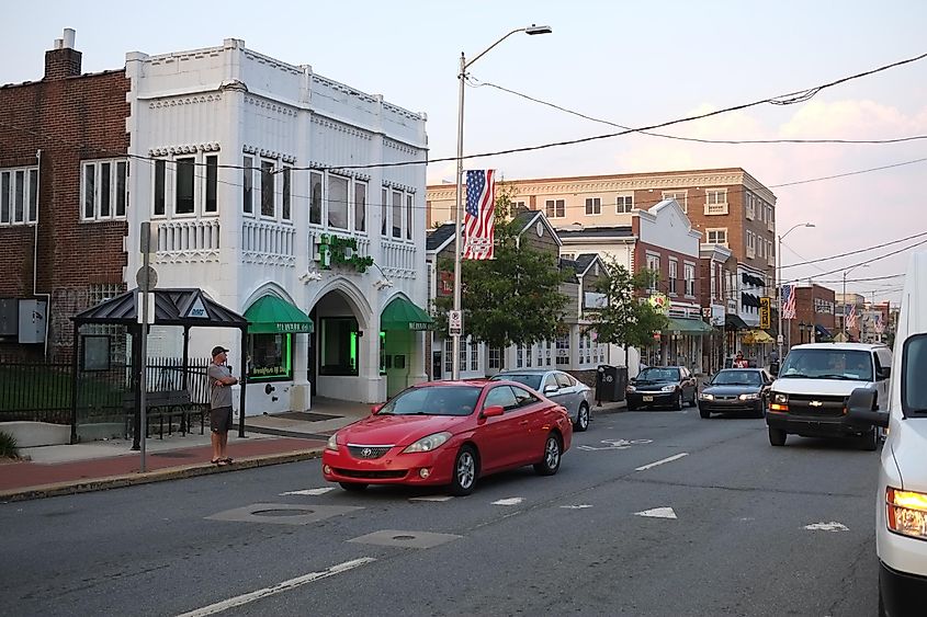 Downtown Newark, Delaware. 