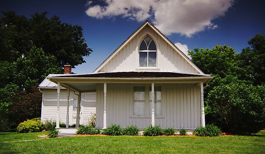 American Gothic House in Eldon, Iowa