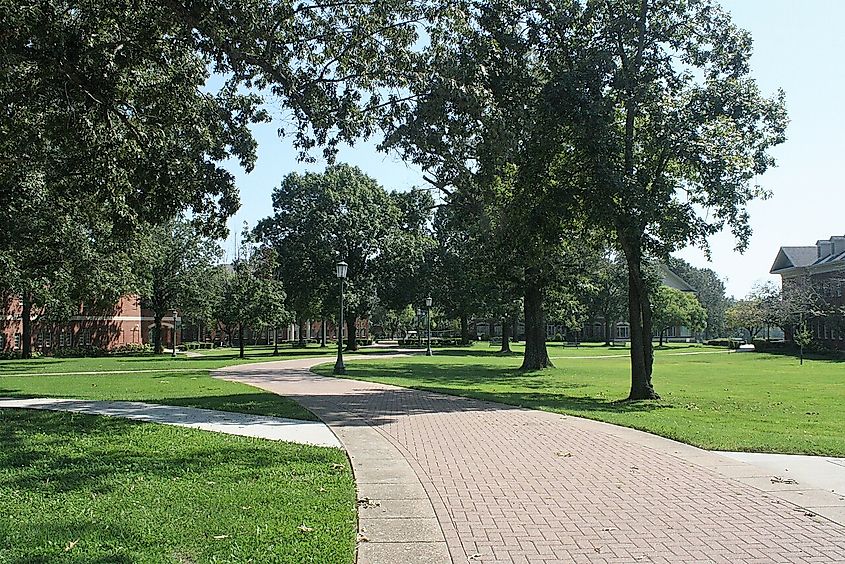 Campus at Arkansas State University-Mountain Home in Mountain Home, Arkansas.