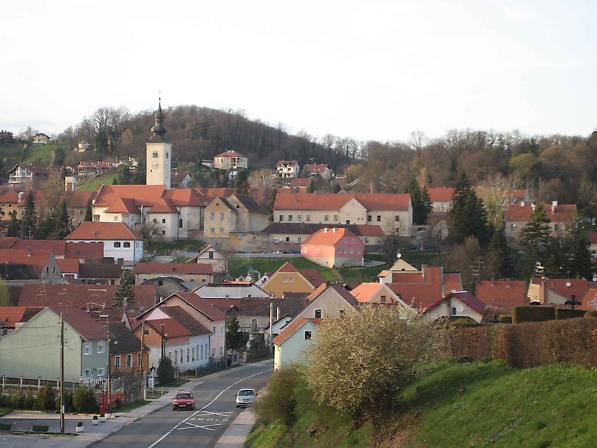 View of Varaždinske Toplice.