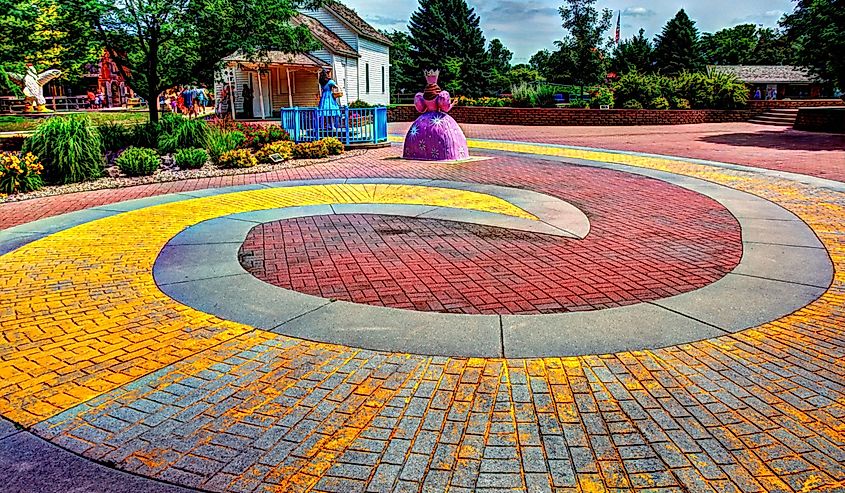 Yellow Brick Road, Storybook Land, Aberdeen, South Dakota