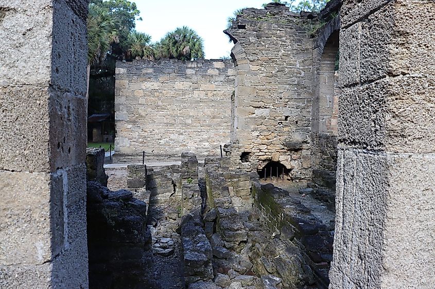 Sugar Mill Ruins in New Smyrna Beach, Florida