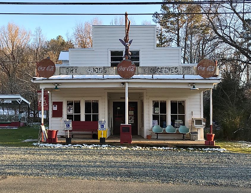 Bynum General Store in Pittsboro, North Carolina.