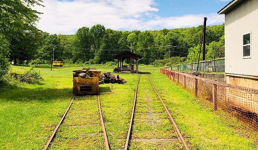 The No.9 Coal Mine museum is the oldest continuously operated anthracite coal mine in the world that located in Lansford Pennsylvania United States.