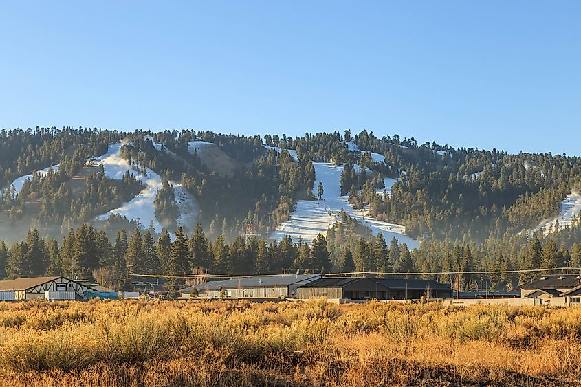 now on the slopes on a ski resort found in Big Bear Lake, California