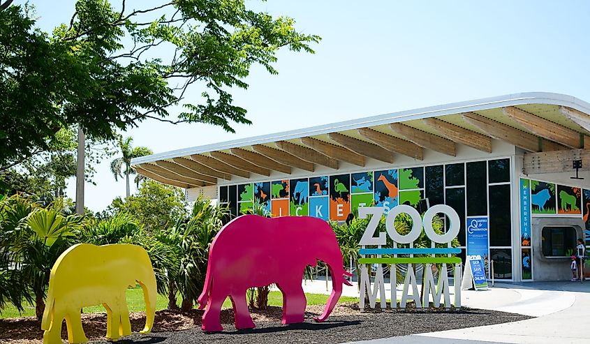 Exterior of the Miami Zoo