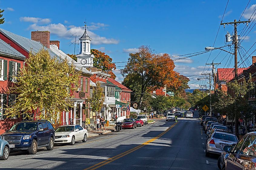 German Street in Shepherdstown, West Virginia