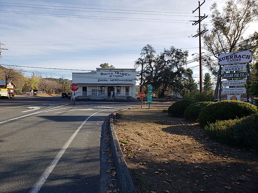 The Santa Ysabel Store in the town of Santa Ysabel, California.