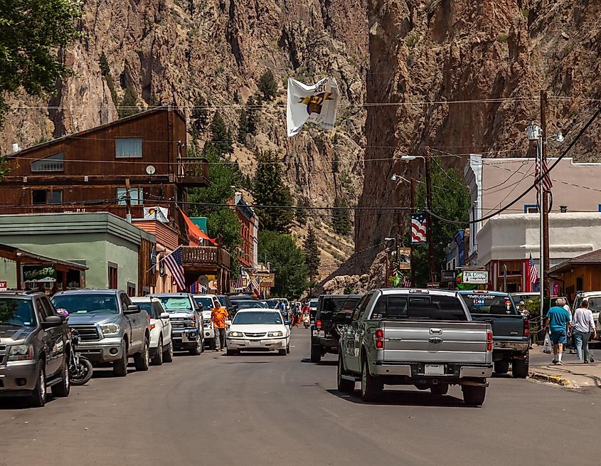 Main street in Creede, Colorado