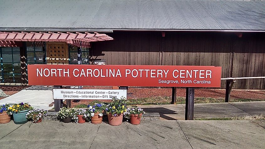 The North Carolina Pottery Center in Seagrove, North Carolina.
