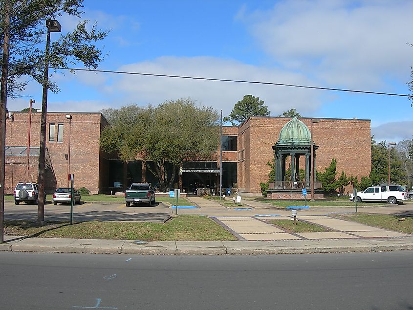 Evangeline Parish Courthouse in Ville Platte, Louisiana.