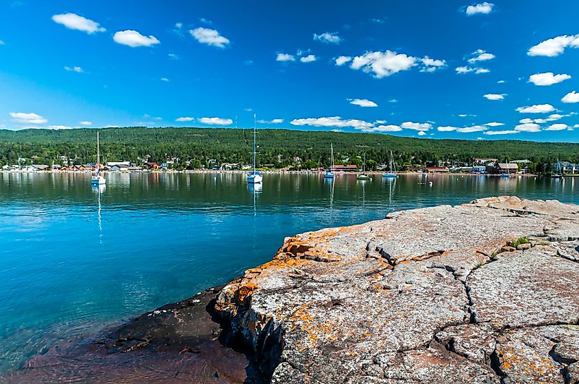 Artist Point at Grand Marais, Minnesota on Lake Superior.