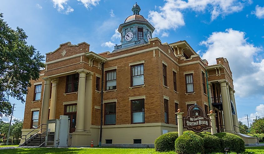 Old Citrus County Courthouse Heritage Museum in Inverness, Florida.