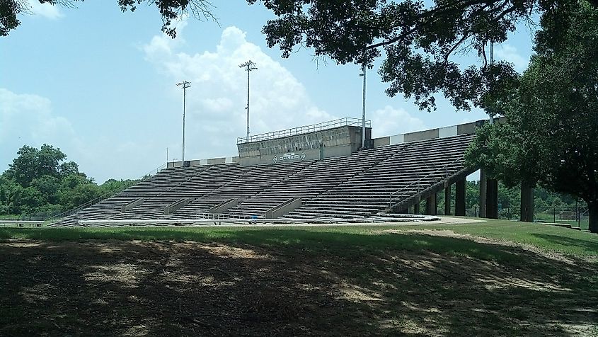 BREC Memorial Stadium. By Spatms - CC BY-SA 3.0,