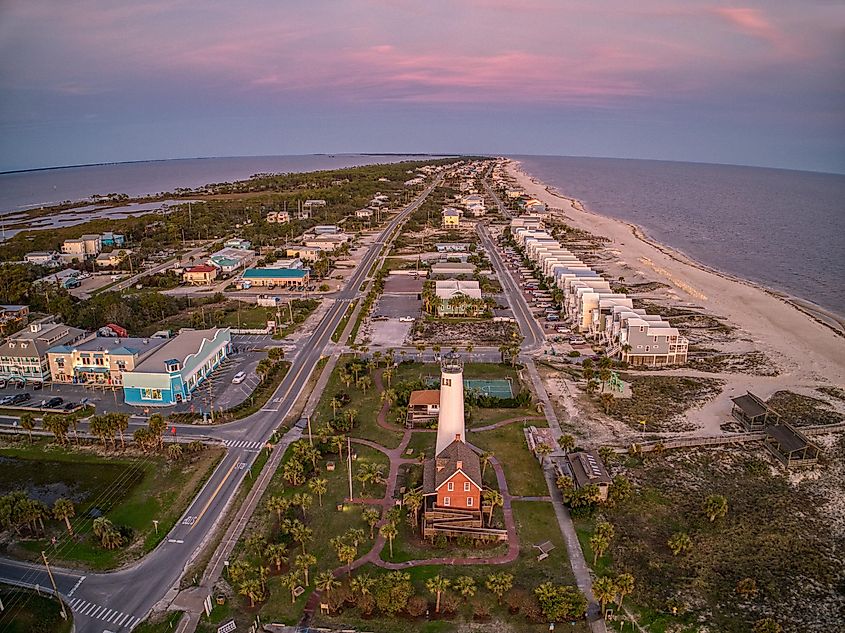 St. George is a Vacation Town on an Island of the same name