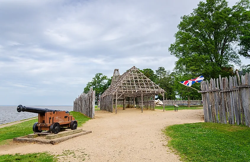 Historic Jamestowne Part of the Colonial National Historical Park in Virginia,
