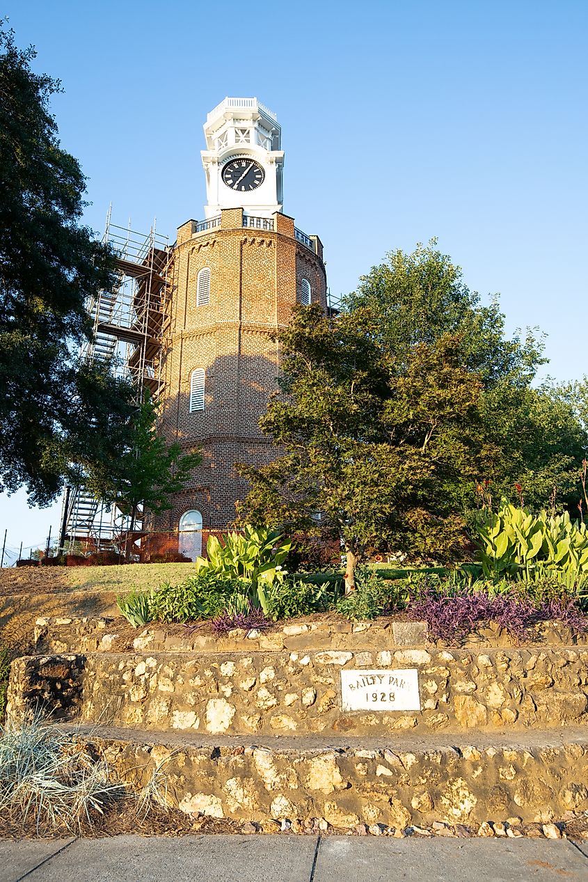 The Rome Clock Tower, located in Georgia, was built in 1871. Editorial credit: Joseph Hendrickson / Shutterstock.com