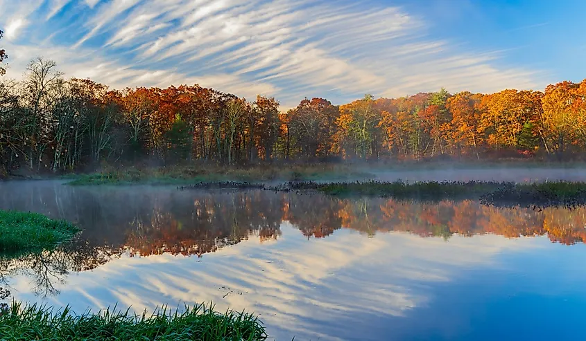 Assabet River Magazu's Landing in Stow, Massachusetts.