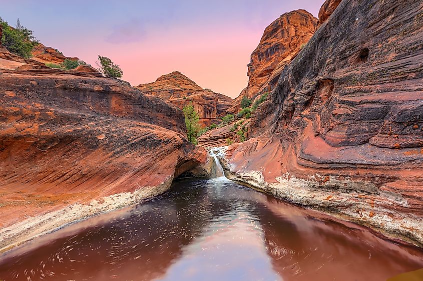  The stunning landscape of Canyon State Park, Utah. 