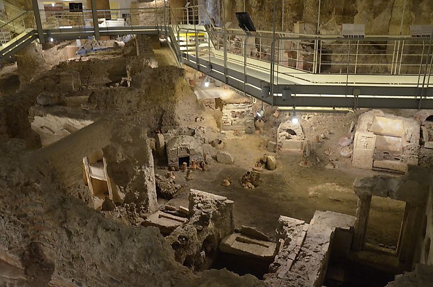 Necropolis of the Via Triumphalis, Rome.