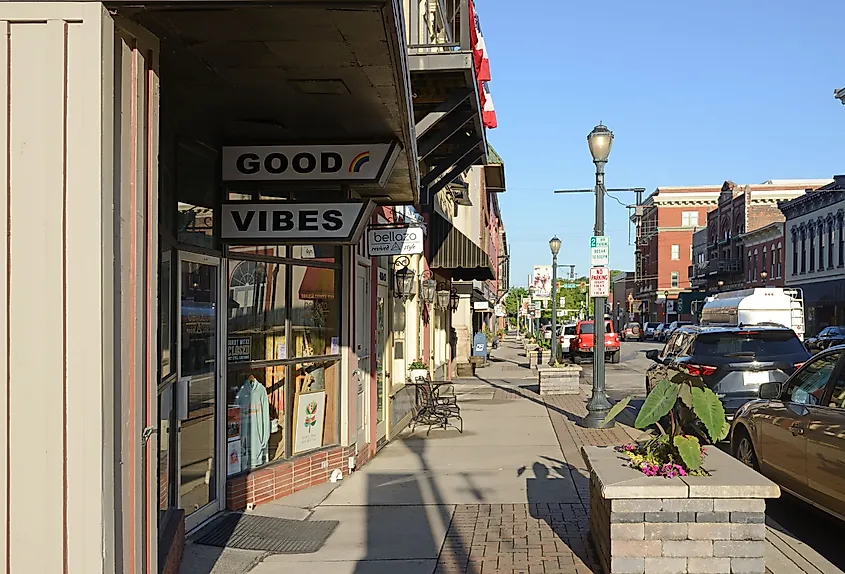 Summer day in Wabash, Indiana.