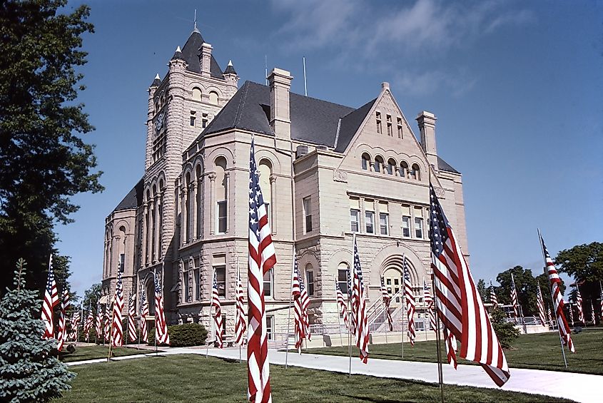 Gage County Courthouse in Beatrice.