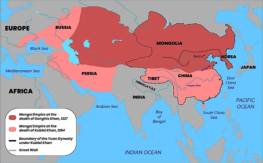 Largest Empires In History - WorldAtlas