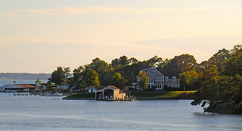 Carter's Creek in Irvington, Virginia