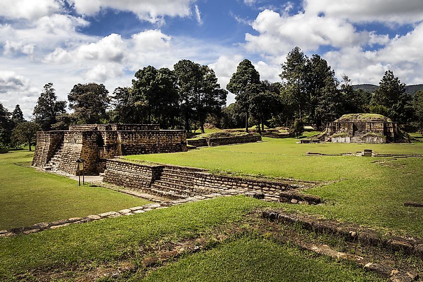 Iximche ruins in Guatemala