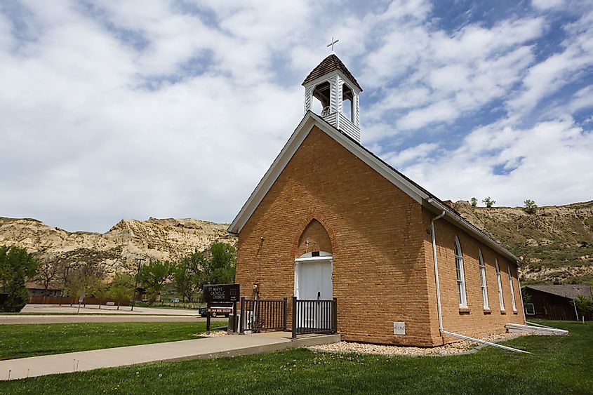 Saint Mary's Catholic Church in Medora, North Dakota