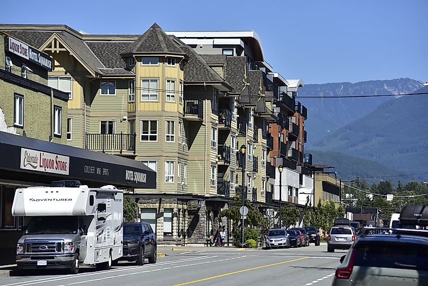 Downtown Squamish BC.