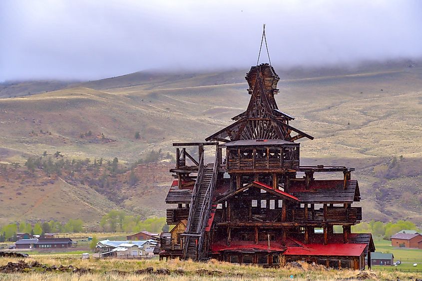 The Smith Mansion building in Cody, Wyoming.