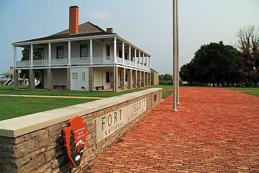  Fort Scott National Historic Site. Editorial credit: William Silver / Shutterstock.com