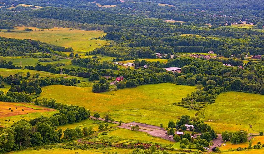 Vernon, New Jersey viewed from Pinwheel Vista featuring the beauty of New Jersey